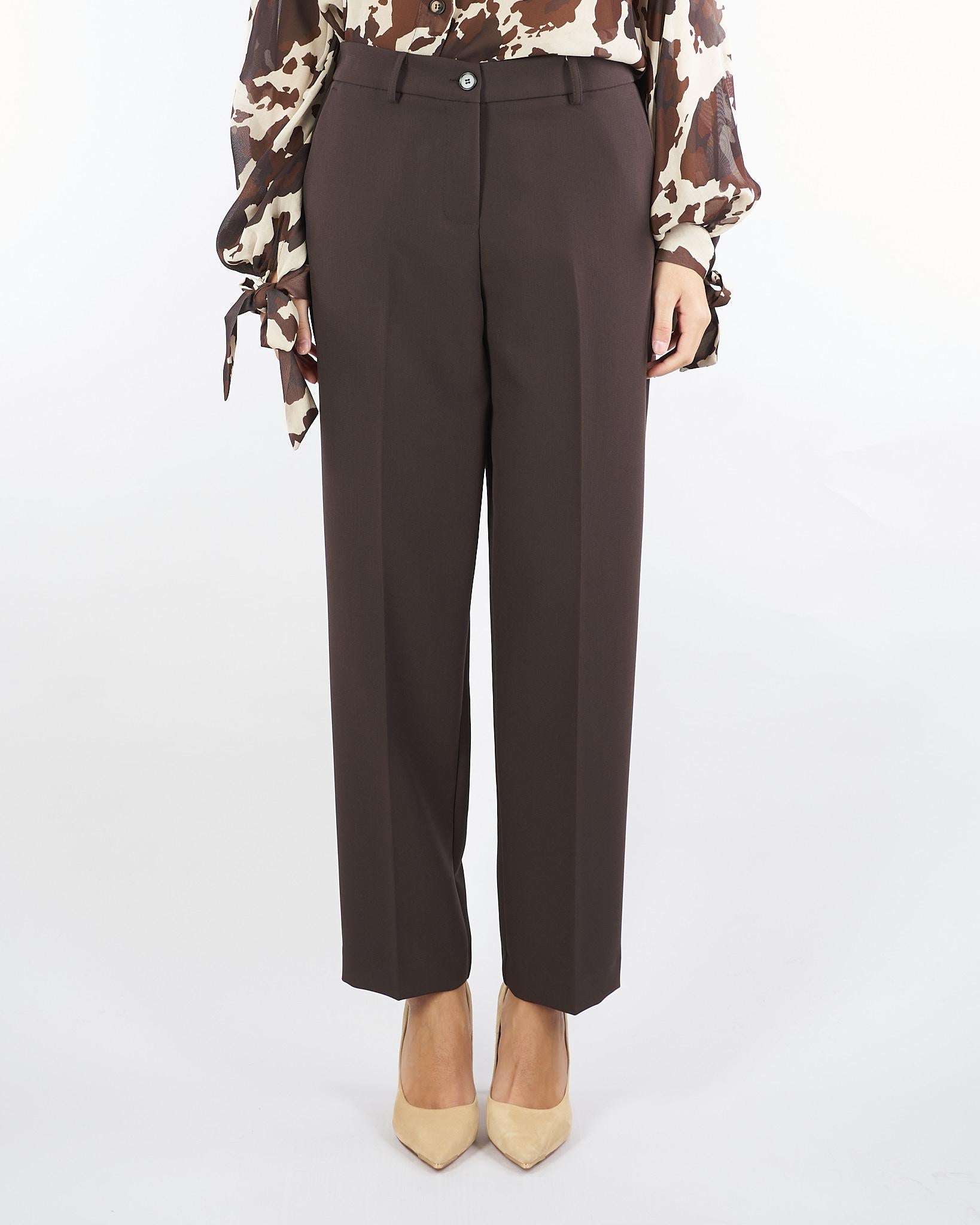 Pantalone dritto Moro RI9MR17 80 ANGELA DAVIS 