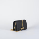 Tracolla Nero con catena groumette BS39A56E2 110 ELISABETTA FRANCHI 