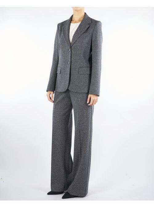Pantalone Grigio  in jersey jacquard ZELMA 1 MAX MARA WEEKEND 