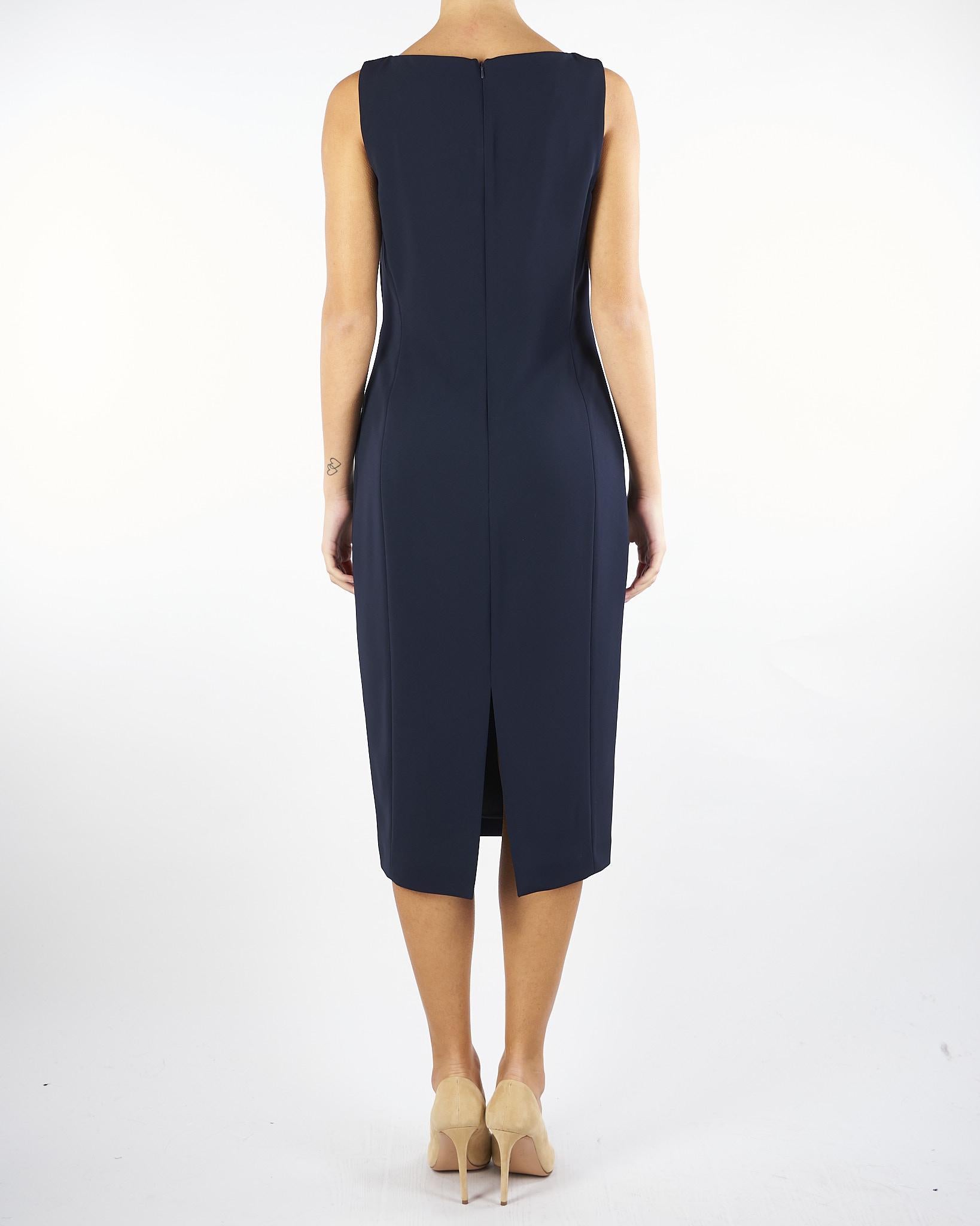 Abito Blu longuette in cady ALFIERE 5 MAX MARA STUDIO 
