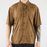 Camicia Tabacco con rotture HTEM220602 916 ACUPUNCTURE 