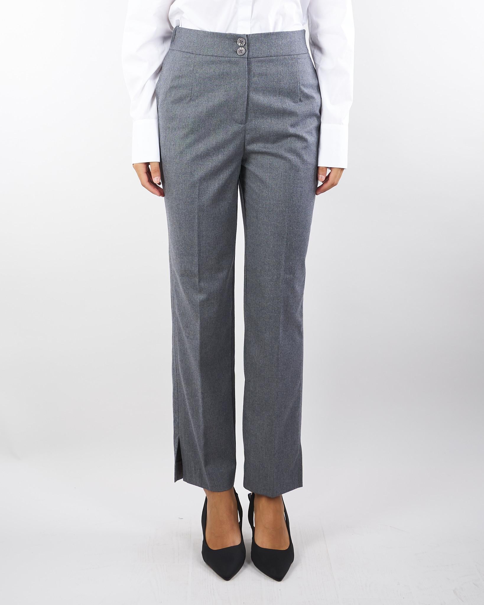 Pantalone Grigio con elastico Ebis EBIS 742 NENETTE 