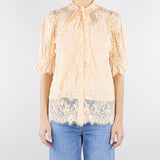 Camicia Pesca in pizzo con fiocco TP2625 11750 TWIN SET 