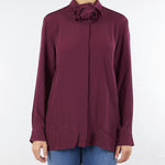 Camicia Bordeaux in crepe misto seta CABIRIA 10 MARELLA 