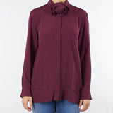 Camicia Bordeaux in crepe misto seta CABIRIA 10 MARELLA 