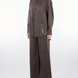 Pantalone Moro palazzo con vita alta P7B8KOC 80 IMPERIAL 