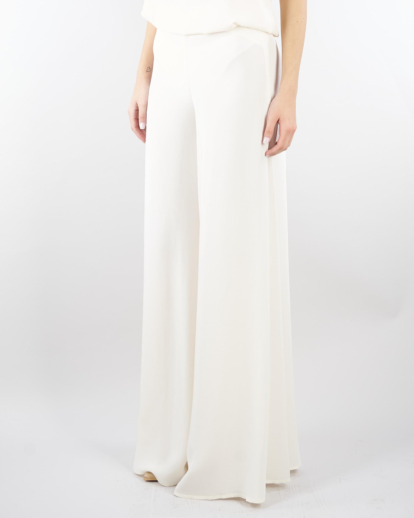 Pantalone Burro in cady wide leg PA02901TVIS0026 V0359 SIMONA CORSELLINI 