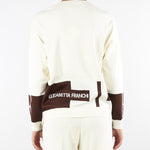 Maglia Milk-Coffee in viscosa con bande lucide MK01S56E2 EG2 ELISABETTA FRANCHI 