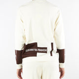 Maglia Milk-Coffee in viscosa con bande lucide MK01S56E2 EG2 ELISABETTA FRANCHI 