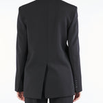 Blazer Nero doppiopetto in lana VADARE 5 MAX MARA STUDIO 
