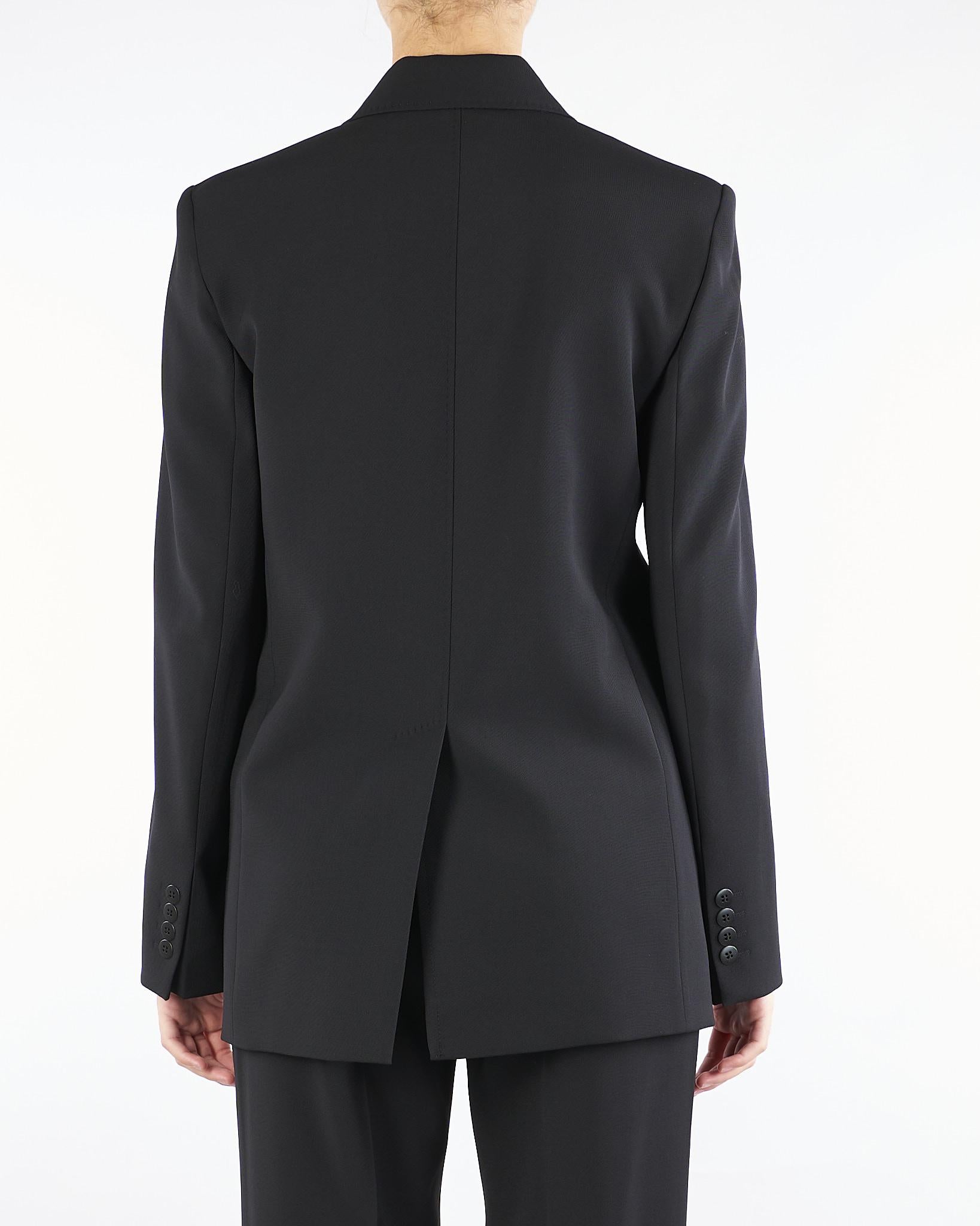 Blazer Nero doppiopetto in lana VADARE 5 MAX MARA STUDIO 