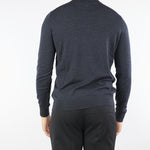 Maglia Polo Antracite in pura lana merinos DK97083 95 DIKTAT 