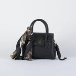 Borsa Nero con logo e foulard D47ES010E2F MF099 ERMANNO BY ERMANNO SCERVINO 