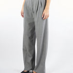 Pantalone Grigio in saglia di lana ENTRATA 10 MAX MARA STUDIO 