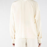Blusa Burro in seta con cravattino MSTCOLONO 48 MAX MARA STUDIO 