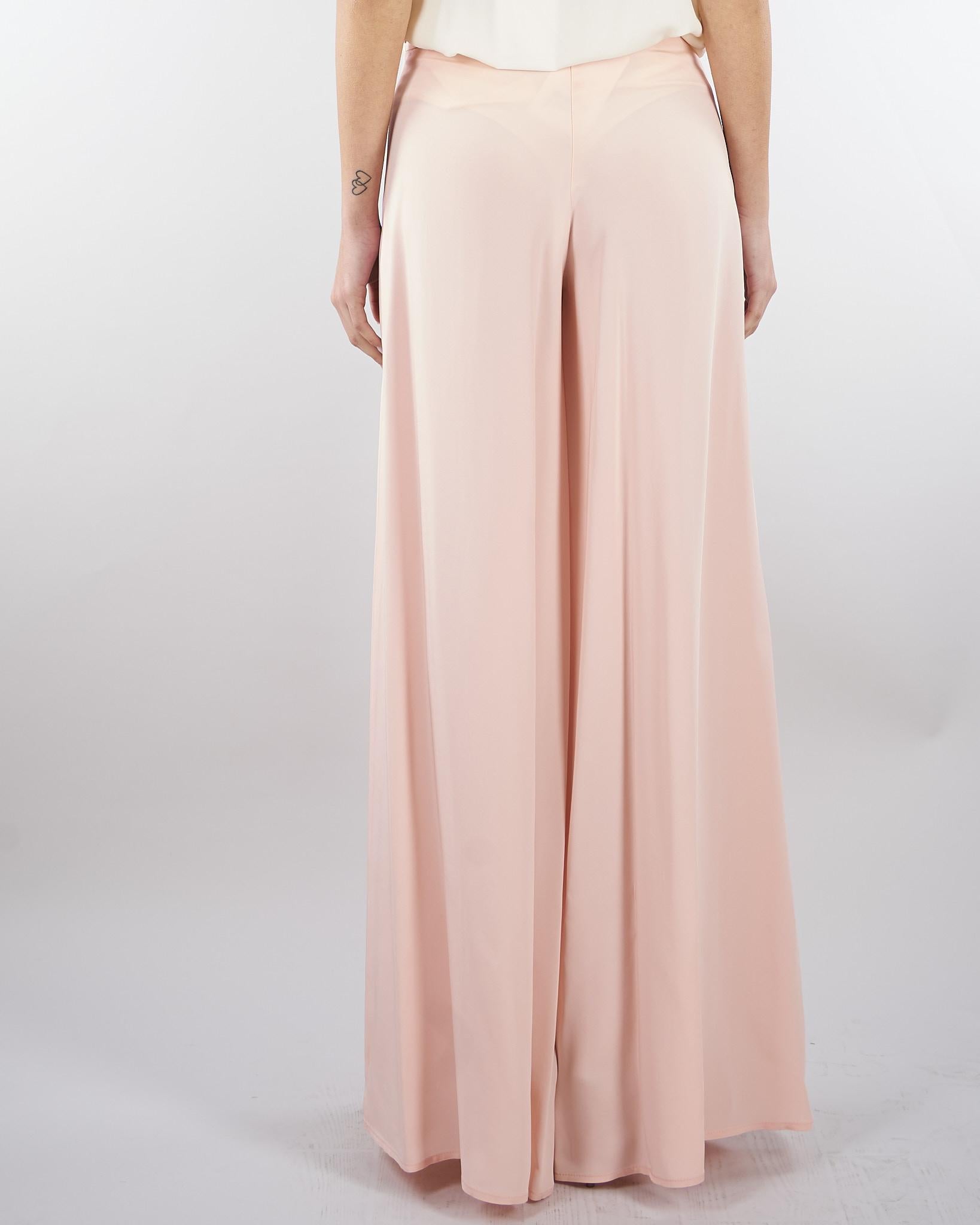 Pantalone Rosa in cady wide leg PA02901TVIS0026 V0697 SIMONA CORSELLINI 