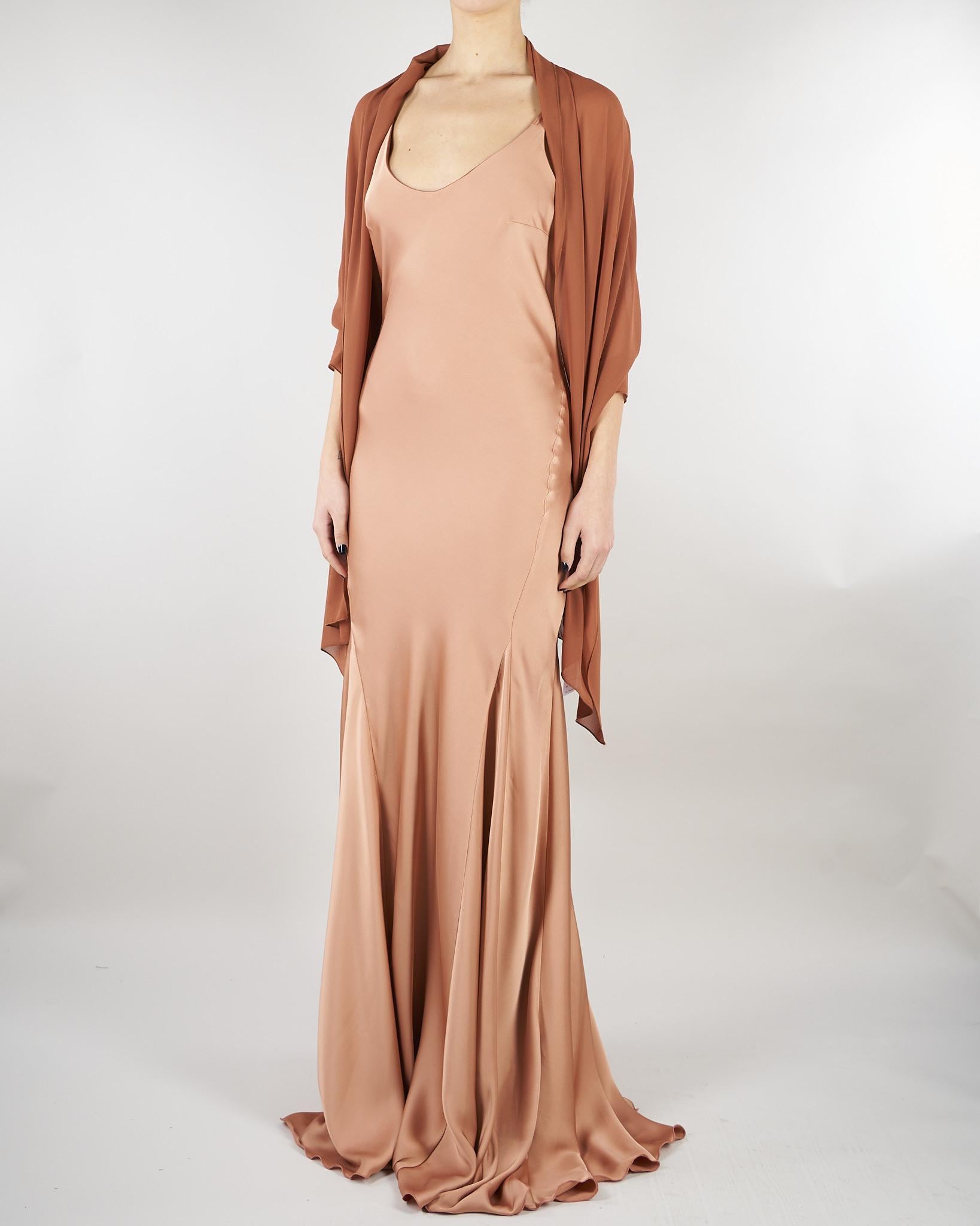 Abito lungo Phard in raso AT131 11 ATELIER LEGORA 