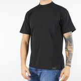 T-shirt basic Nero in cotone L1TFW25266574 D001 LOW BRAND 