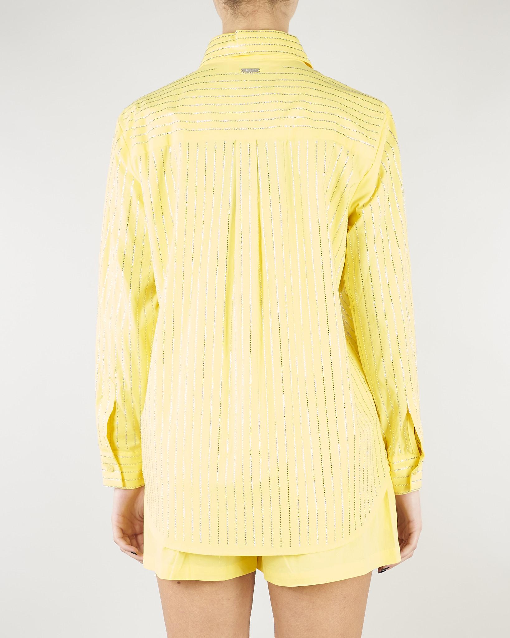 Camicia Giallo con strass all over NS227 38 NO SECRETS 
