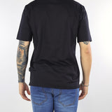 T-shirt Nero in cotone elasticizzato