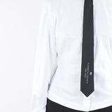 Camicia Bianco-Nero in popeline di cotone con cravatta CA09156E2 221 ELISABETTA FRANCHI 