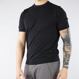 Maglia Nero in cotone ultrafine DK17036 99 DIKTAT 