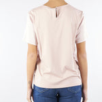 T-shirt Rosa in raso e jersey GILBERT 8 MAX MARA WEEKEND 
