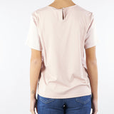 T-shirt Rosa in raso e jersey GILBERT 8 MAX MARA WEEKEND 