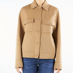 Giacca Cammello boxy in lana, cachemire e seta FIERO 24 MAX MARA STUDIO 