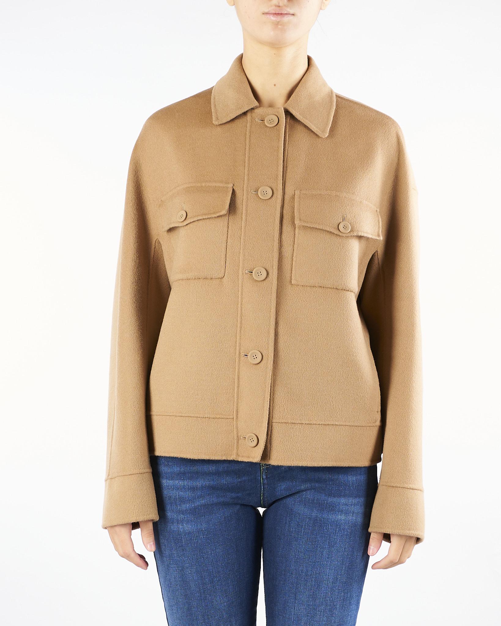 Giacca Cammello boxy in lana, cachemire e seta FIERO 24 MAX MARA STUDIO 