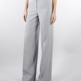 Pantalone Grigio dritto in tela stretch malfilé MLLGIUNCHI 1 MARELLA 