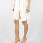 Bermuda Burro in canvas di cotone e lino WKDECUBA 1 MAX MARA WEEKEND 