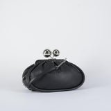 Borsa Nero Pasticcino Bag medium in nappa lucida MILVANEW 7 MAX MARA WEEKEND 
