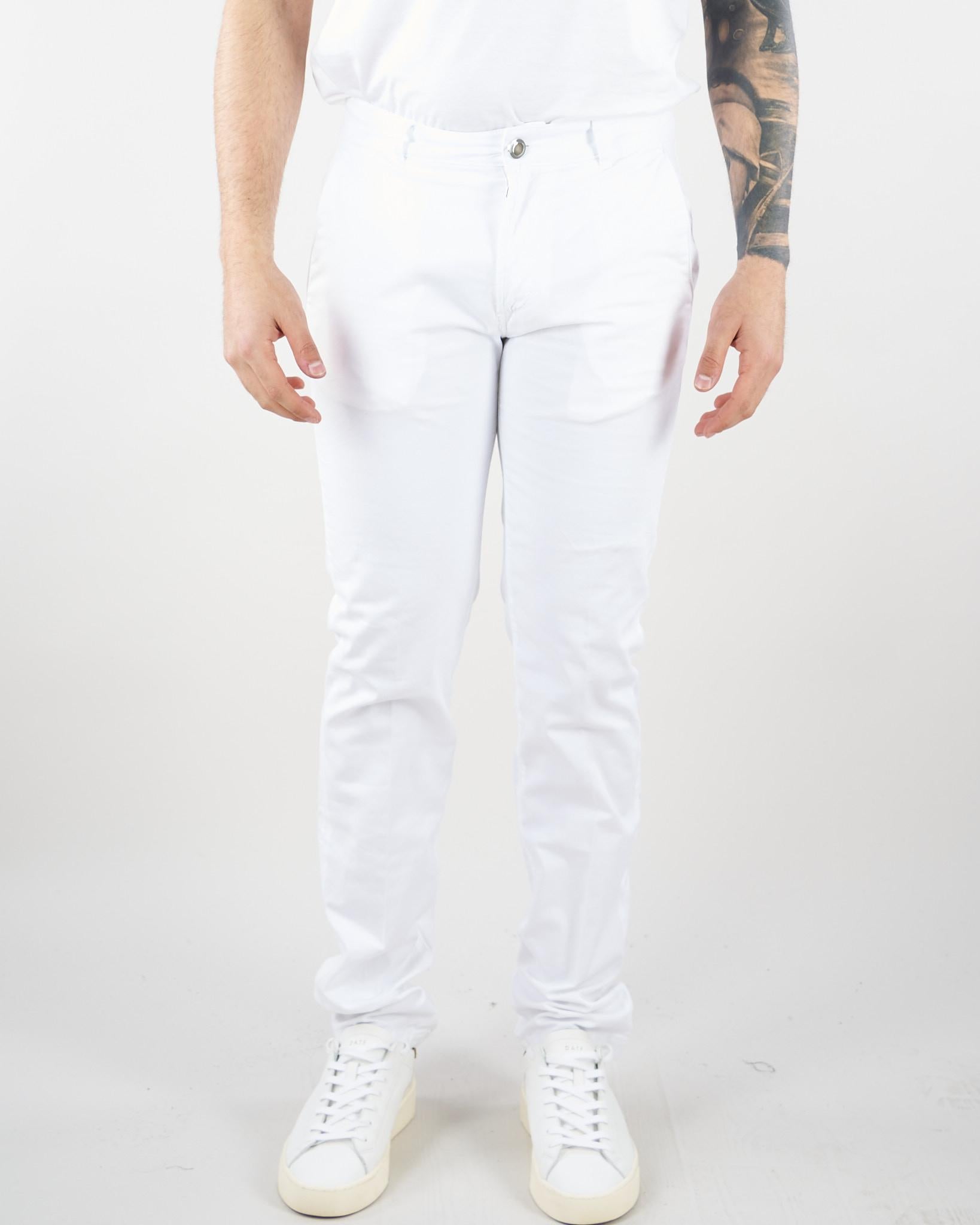 Pantalone Bianco in cotone con tasche america CHINOSREY17T246 1 CAMOUFLAGE 