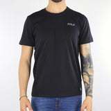 T-shirt Nero con stampa logo 'Polo'