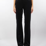 Pantaloni Nero in jersey velluto PLINIO 3 PENNY BLACK 