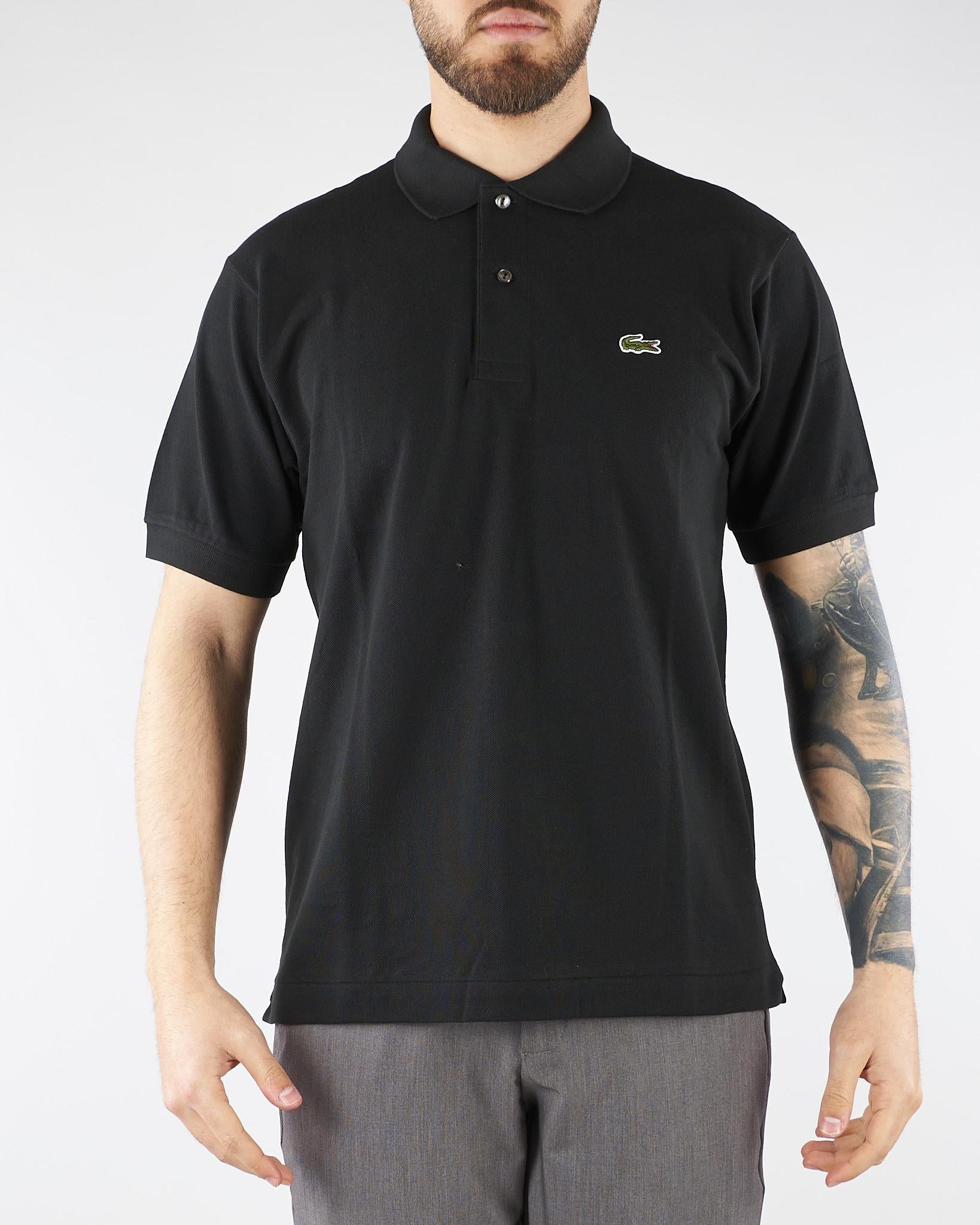 Polo Nero dal taglio classico L.12.12 Original 1212 031 LACOSTE 