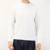 Maglia jacquard in lana Paolo Pecora