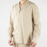 Camicia Beige in lino CA3638 25 I'M BRIAN 
