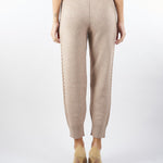 Pantalone jacquard Beige in maglia NS273 30 NO SECRETS 