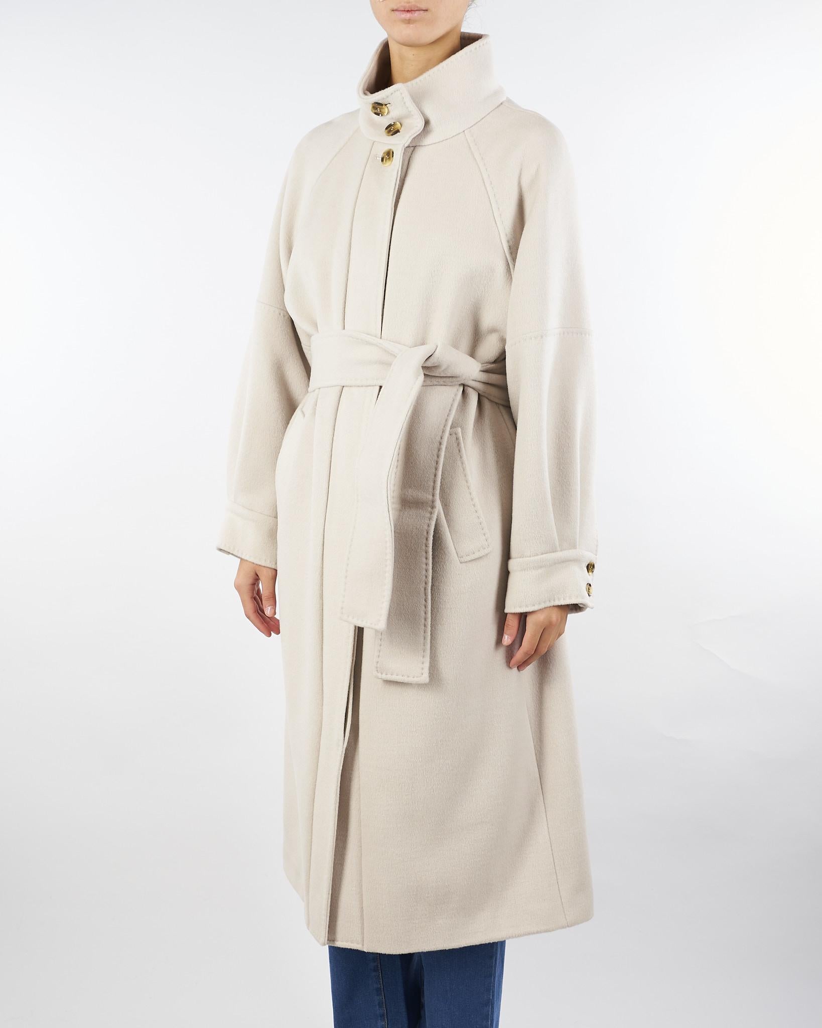 Cappotto Naturale oversize in pura lana e cashmere OGGI 1 MARELLA 