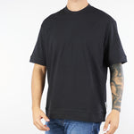 T-shirt Nero in jersey Relaxed fit F0314074 9000 PAOLO PECORA 