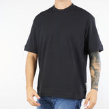 T-shirt Nero in jersey Relaxed fit F0314074 9000 PAOLO PECORA 