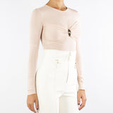 Body Nude in jersey con dettaglio gioiello BO01657E2 EA1 ELISABETTA FRANCHI 