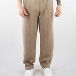 Pantaloni Beige in double jersey con banda logata EM005223AF10013 U6107 EMPORIO ARMANI 