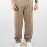 Pantaloni Beige in double jersey con banda logata EM005223AF10013 U6107 EMPORIO ARMANI 