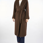 Cappotto Marrone lungo in lana e alpaca TEMPERA 12 MAX MARA WEEKEND 