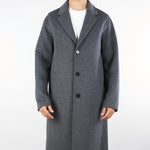 Cappotto Antracite oversize in pura lana B6F0022 95M AMARANTO 