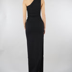 Abito Nero Red Carpet in maglia punto stoffa AM43B62E2 110 ELISABETTA FRANCHI 