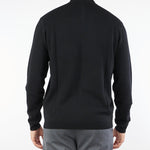 Maglia Polo Nero in pura lana L1MFW25266736 D001 LOW BRAND 